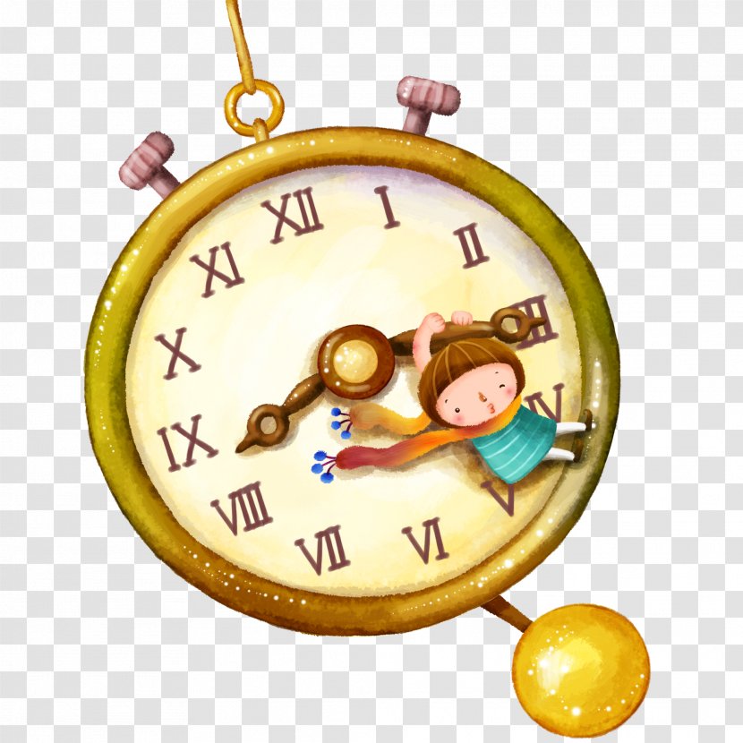 Clock Animation Drawing - Watch - Children's Alarm Transparent PNG