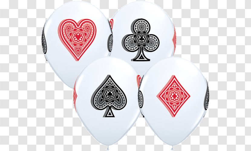Mylar Balloon Suit Playing Card BoPET - Flower - Suits Transparent PNG