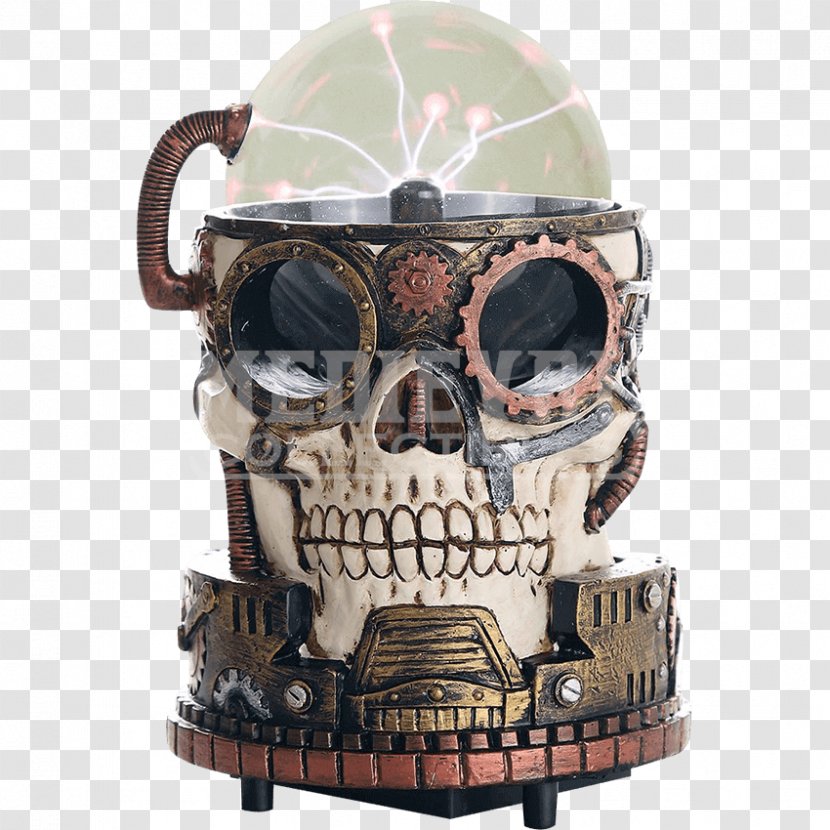 Steampunk Skull Plasma Globe Fantasy Transparent PNG