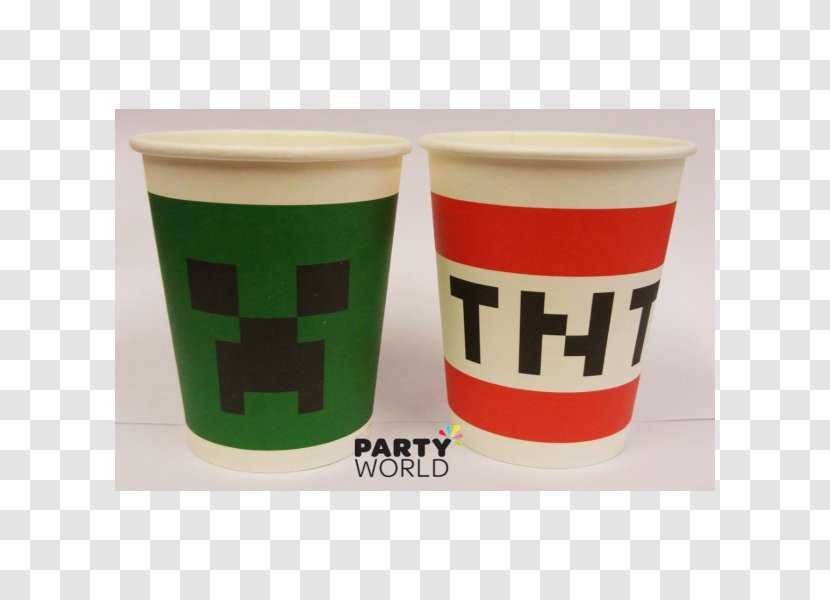 Coffee Cup Sleeve Minecraft Ceramic Paper - Flowerpot - Red Solo Transparent PNG