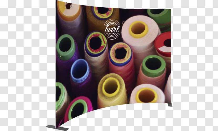 Trade Show Display Banner Textile Material - Trifold Transparent PNG