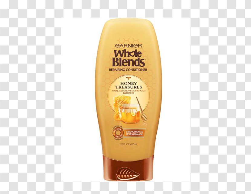 Garnier Whole Blends Honey Treasures Repairing Conditioner Shampoo Hair Care - Pharmacy Store Transparent PNG