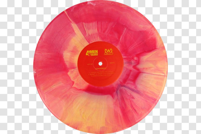 Funkadelic Phonograph Record LP Color Album - Red - Peach Transparent PNG