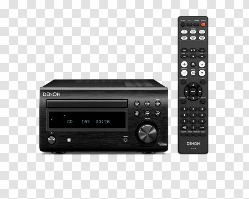 Denon Receiver Digital Audio Broadcasting FM High Fidelity - Electronics Accessory - Stereo Information Transparent PNG