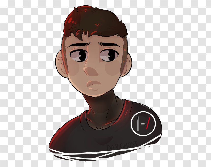 Tyler Joseph Cartoon Drawing - Frame - Heart Transparent PNG