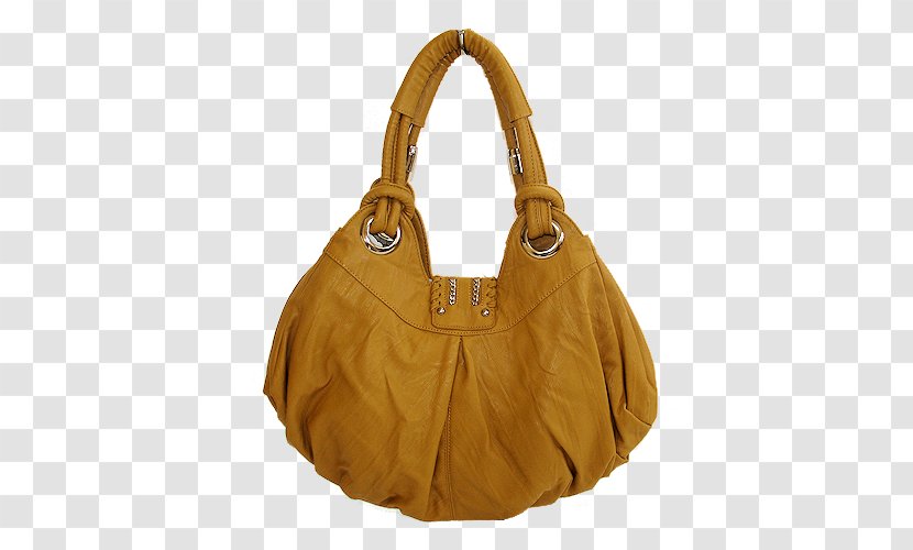 Hobo Bag Leather Messenger Bags Caramel Color - Yellow Purse Transparent PNG