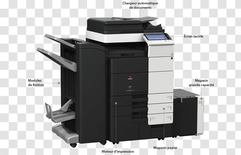 Photocopier Konica Minolta Multi-function Printer Printing - Color Transparent PNG