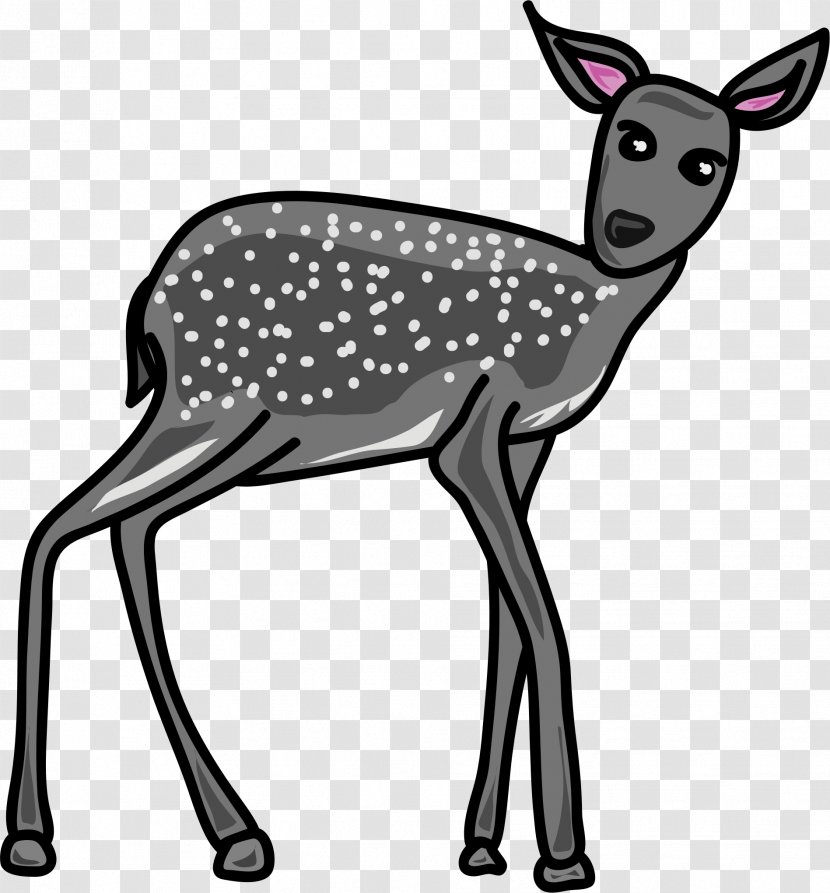 Reindeer White-tailed Deer Clip Art Red Transparent PNG