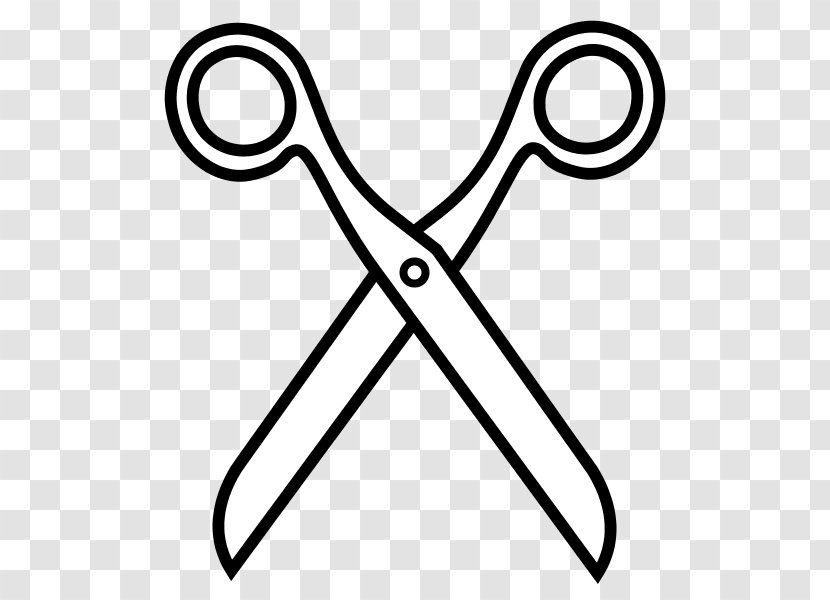 Scissors Cosmetologist Black And White Hair - Walkie Talkie Transparent PNG