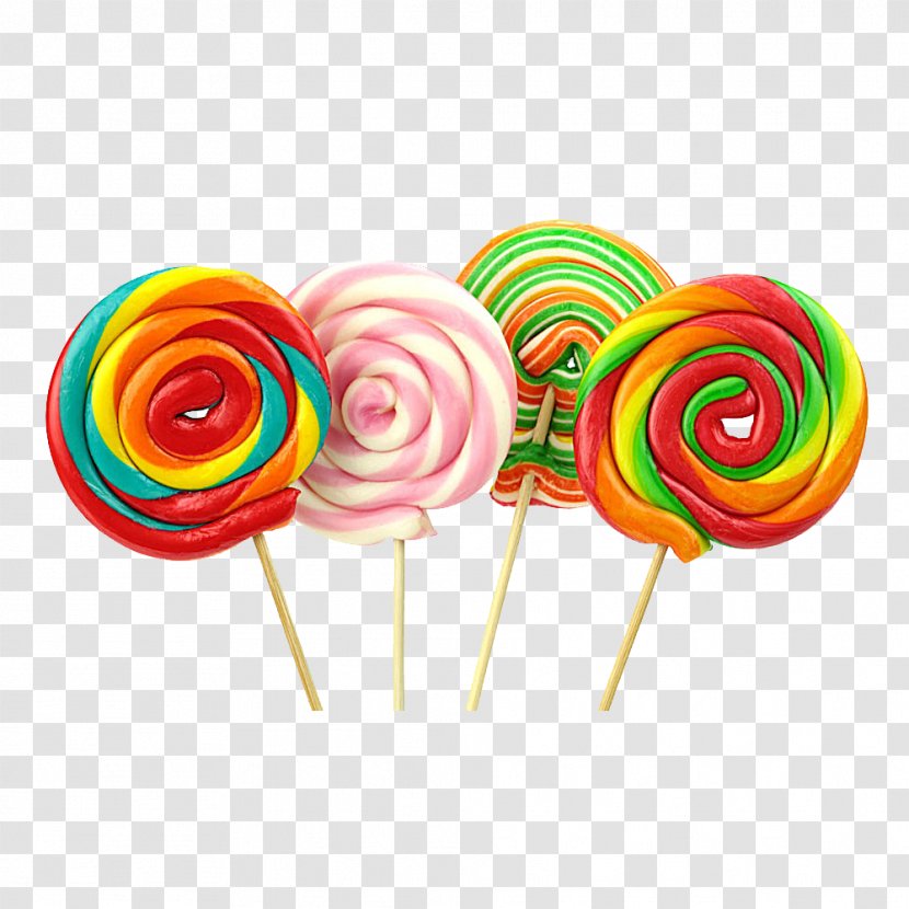 Lollipop Stick Candy Flavor Ice Pop - Sweetness - Rainbow Transparent PNG