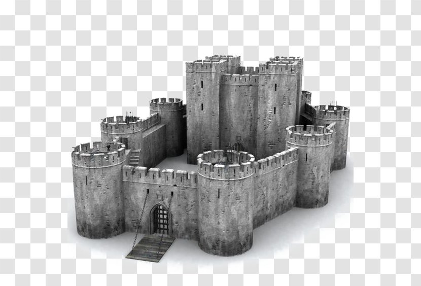 Harlech Castle Borrekens Middle Ages Chxe2teau - European-style Transparent PNG