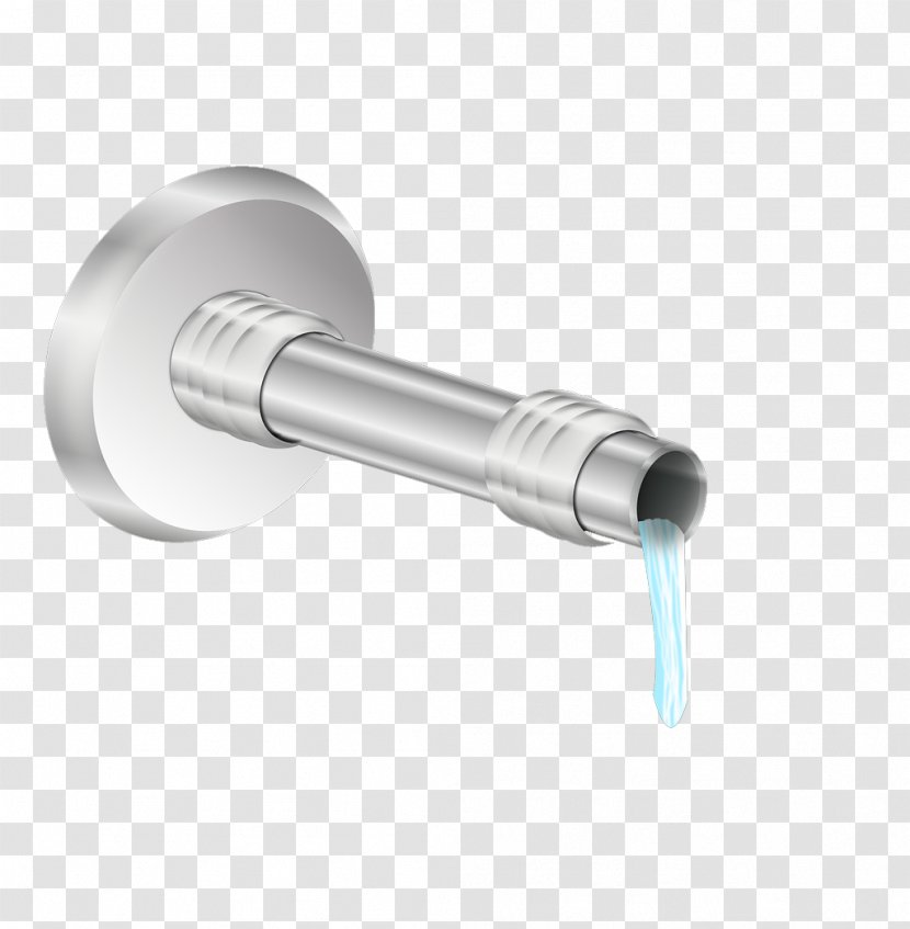 Water Pipe Supply Network Tap Plumbing - Metal And Transparent PNG