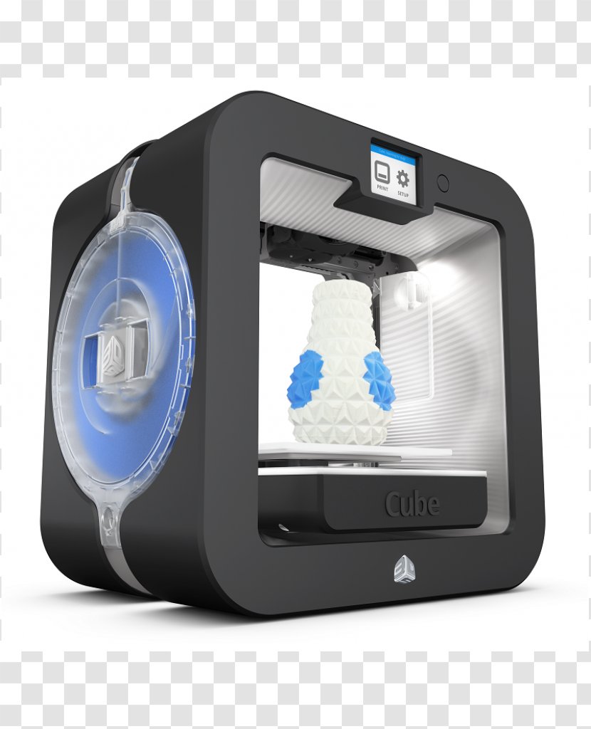 3D Printing Systems Printer Cubify - 3d - Cube Transparent PNG