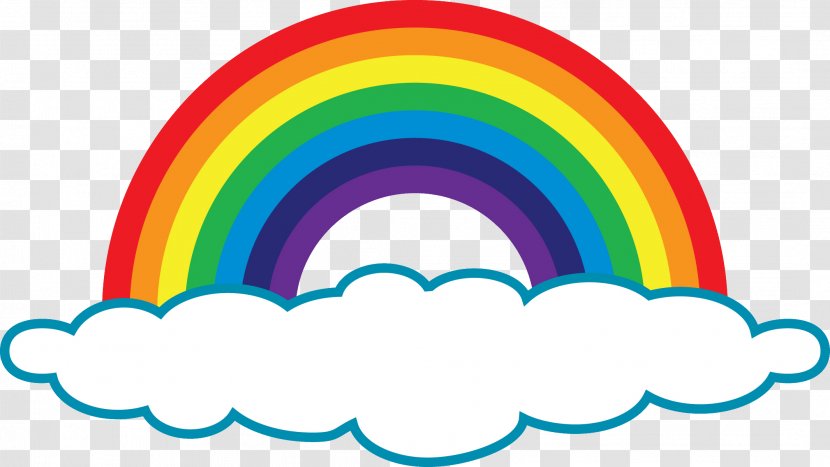 Rainbow Cloud Clip Art Transparent PNG