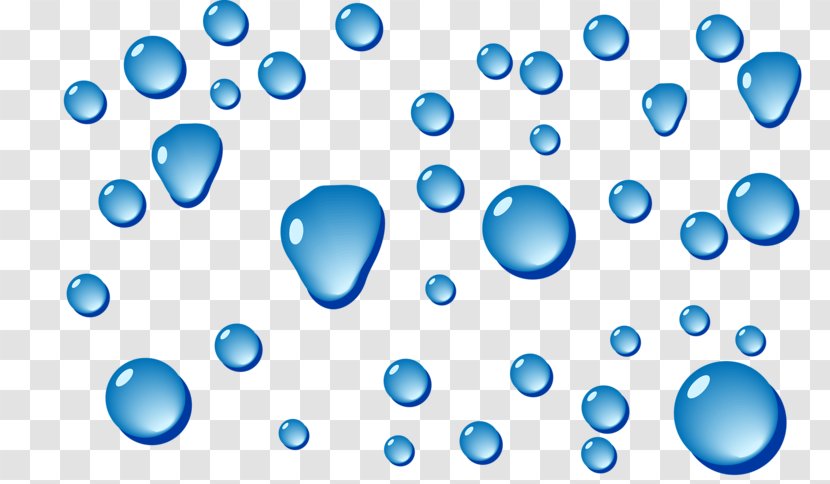 Drop Clip Art - Designer - Blue Drops Transparent PNG