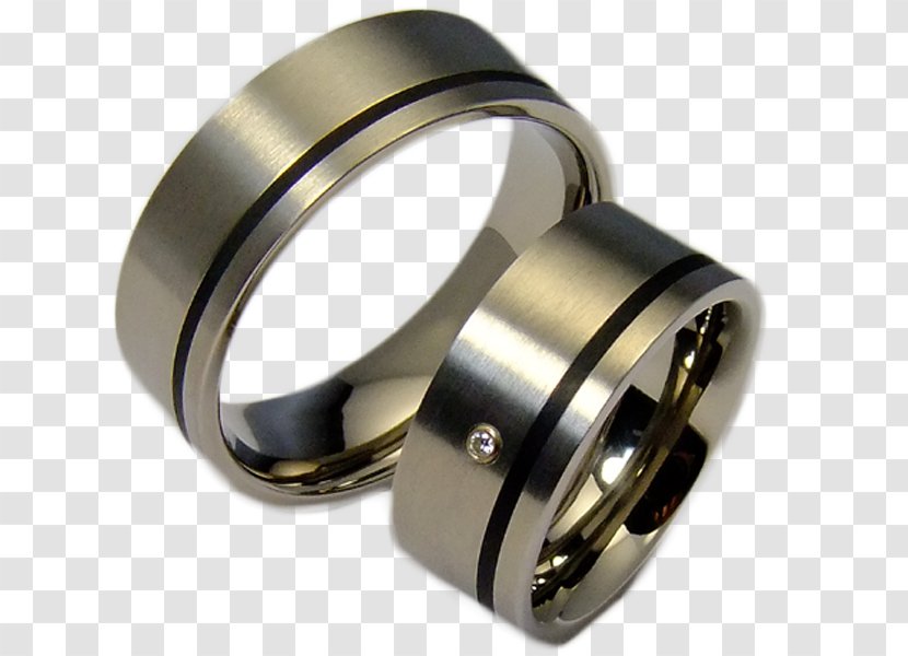 Wedding Ring Białe Złoto Jewellery Engagement - Diamond Transparent PNG