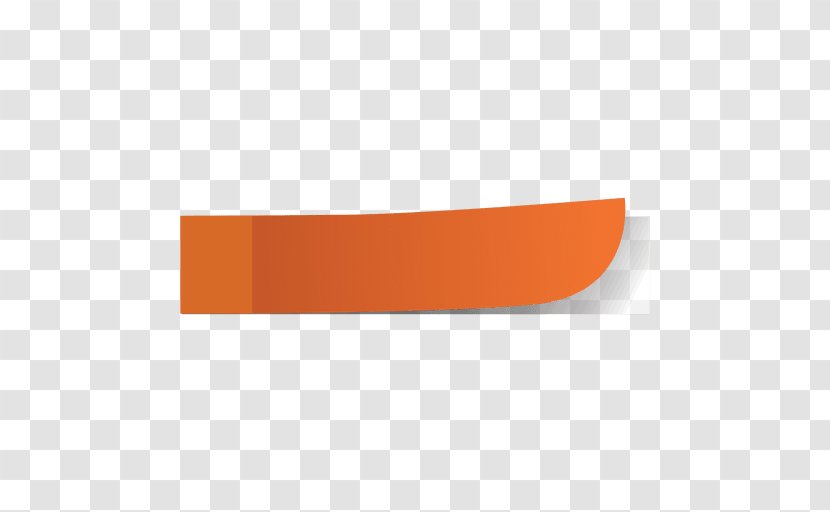 Rectangle Line - Orange - Banknote Transparent PNG