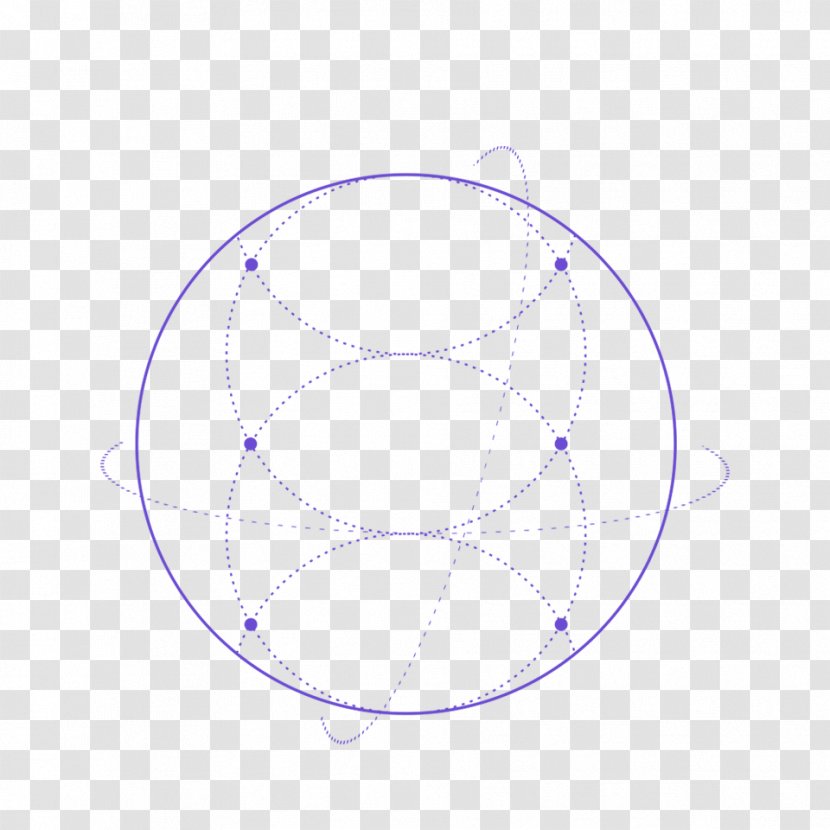Circle Area Structure Pattern - Blue Simple Line Decoration Transparent PNG
