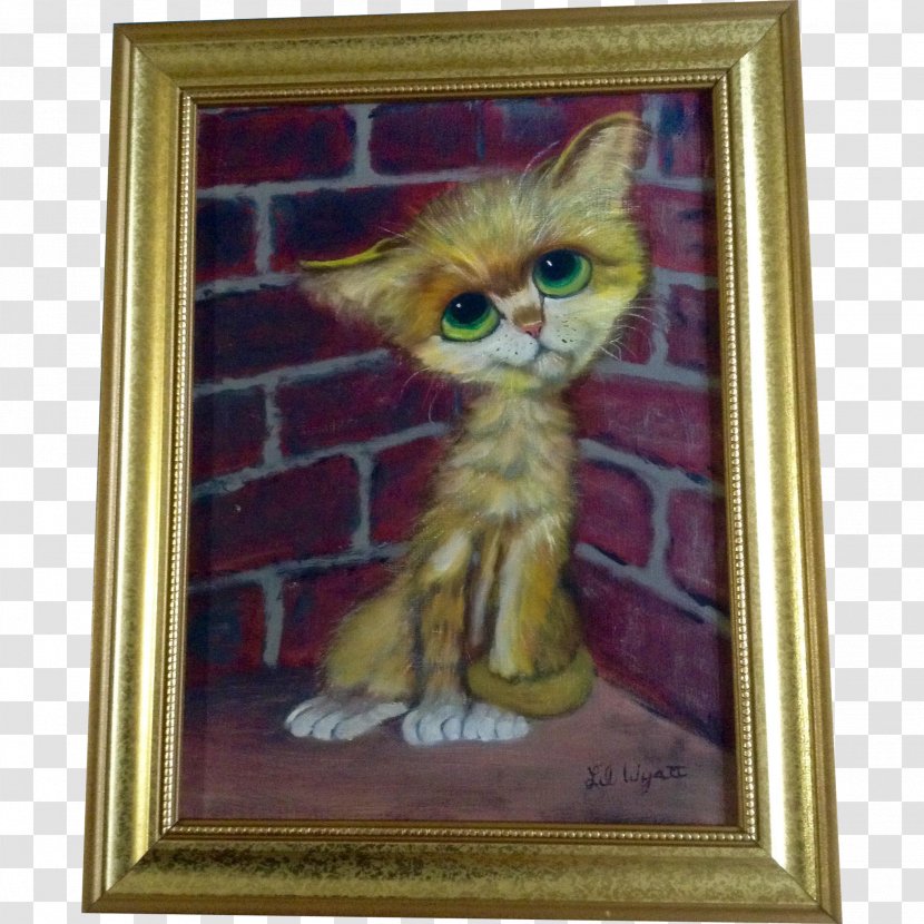 Oil Painting Artist Cat - Small To Medium Sized Cats Transparent PNG