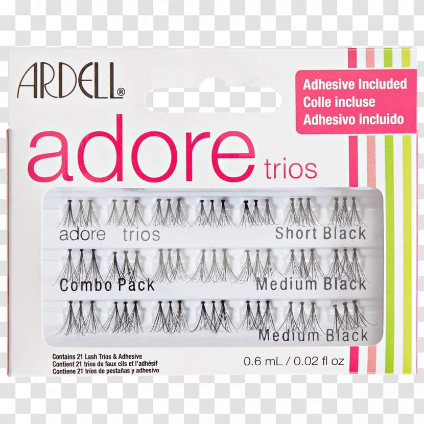 Ardell Individual Trios Eyelash False Lash Combo Tray Adore Lashes Singles 48 - Nail - Happy Mothers Day Flyer Transparent PNG