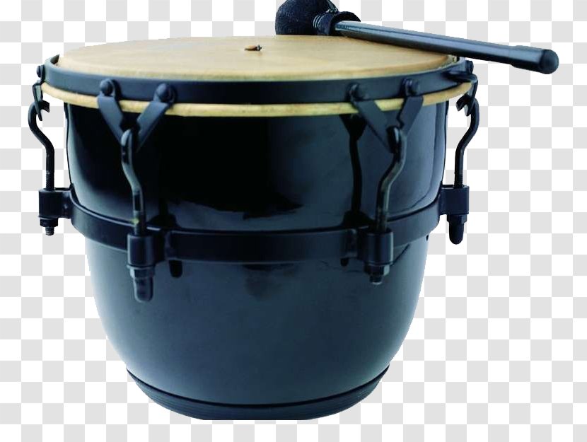 Bongo Drum Musical Instrument Percussion Timpani - Watercolor - Black Transparent PNG