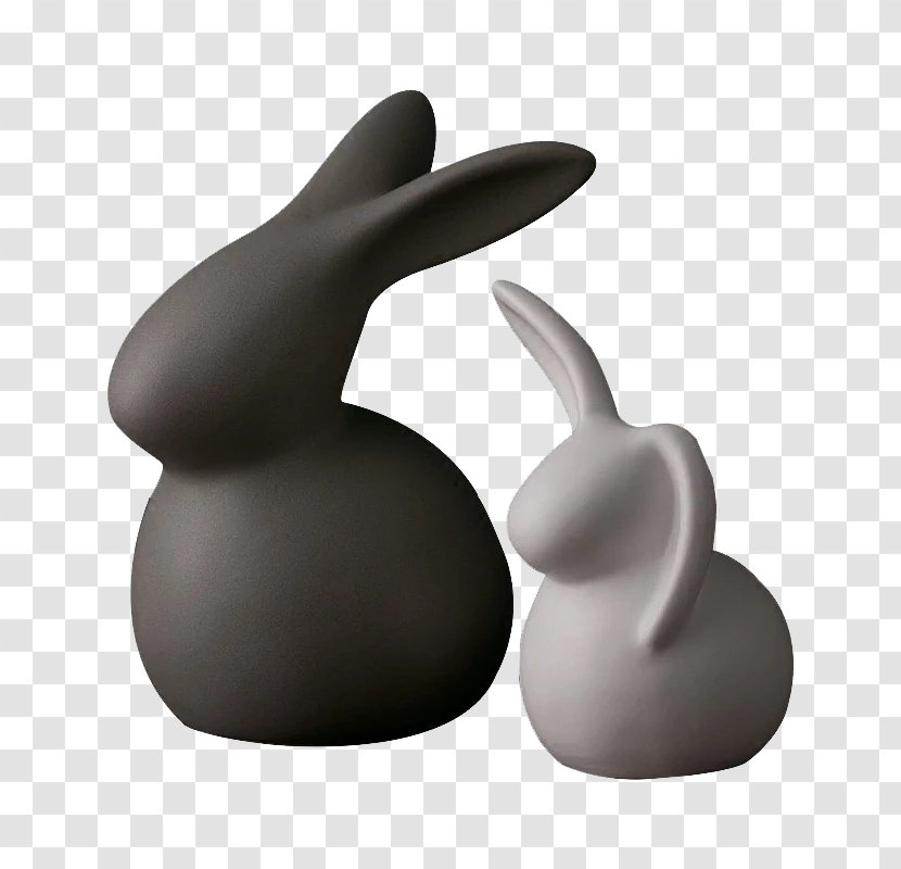 Amazon.com Modernity Living Room Ceramic - Bunny Decoration Transparent PNG