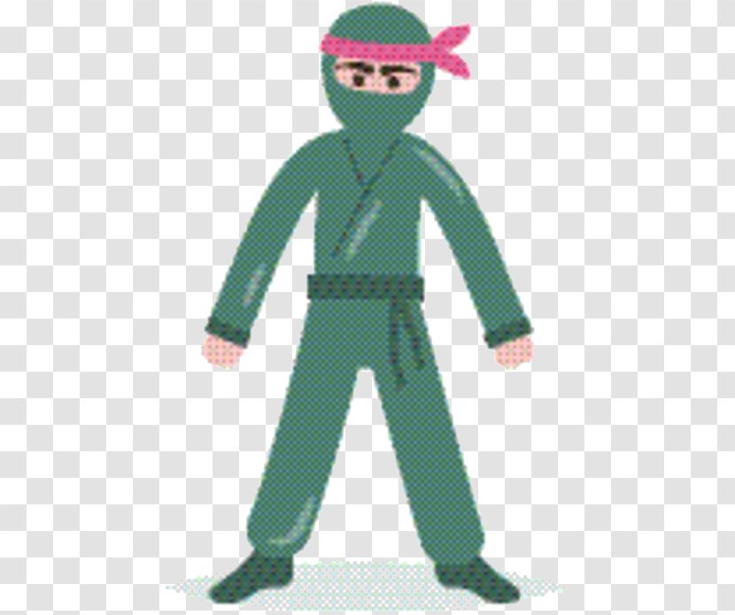Cartoon Character Green Male Headgear - Costume Animation Transparent PNG