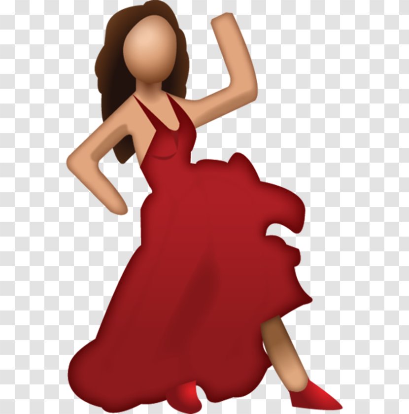 Emoji Dance Flamenco Sticker Salsa - Watercolor Transparent PNG