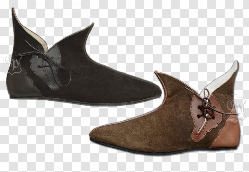 Middle Ages Shoe Clog Leather Bundschuh - Boot Transparent PNG