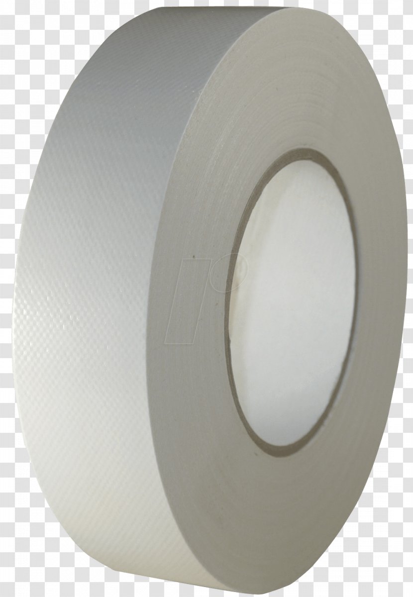 Adhesive Tape Gaffer White Color Textile Transparent PNG