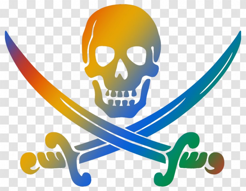 Piracy Jolly Roger Clip Art - Brand - Pirate Shi[ Transparent PNG