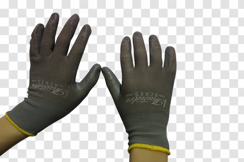 Finger Cycling Glove Nitrile Hand - Garden - Coating Transparent PNG