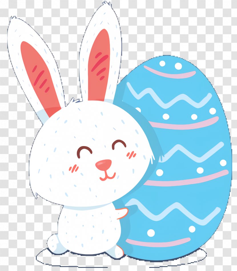 Easter Egg Background - Rabbit - Sticker Transparent PNG