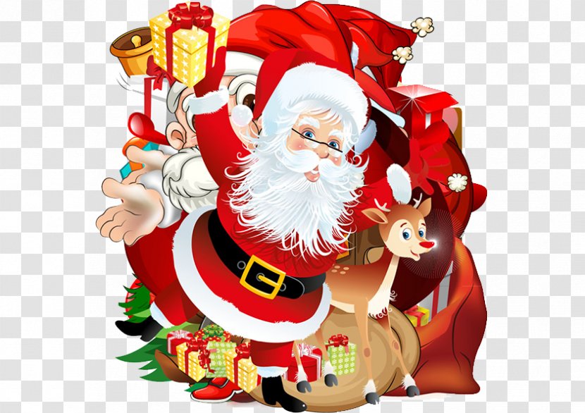 Santa Claus Christmas Ornament - Fictional Character - Claus,Cartoon,Christmas,red Transparent PNG