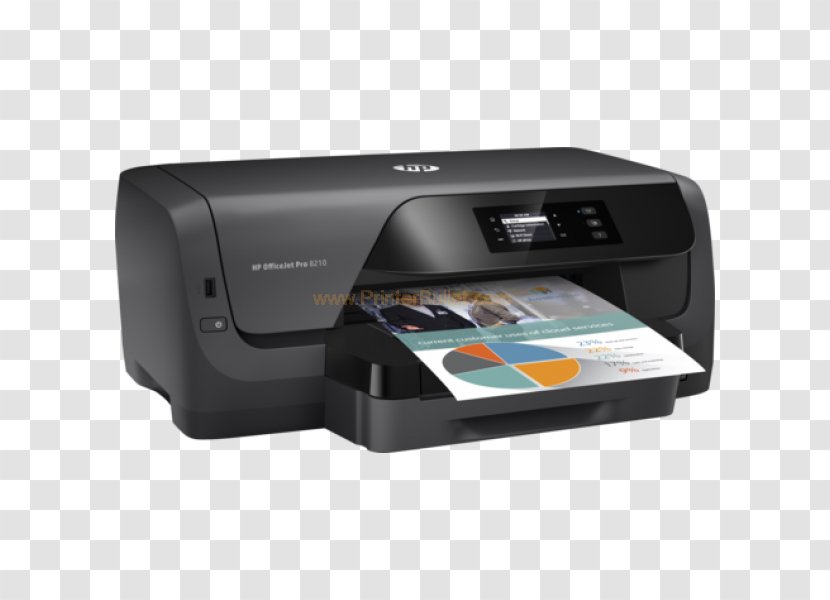 Hewlett-Packard HP Officejet Pro 8210 Inkjet Printing Printer - Electronics - Hewlett-packard Transparent PNG