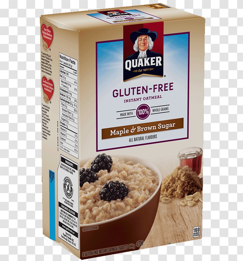 Quaker Instant Oatmeal Breakfast Cereal Oats Company - Recipe Transparent PNG