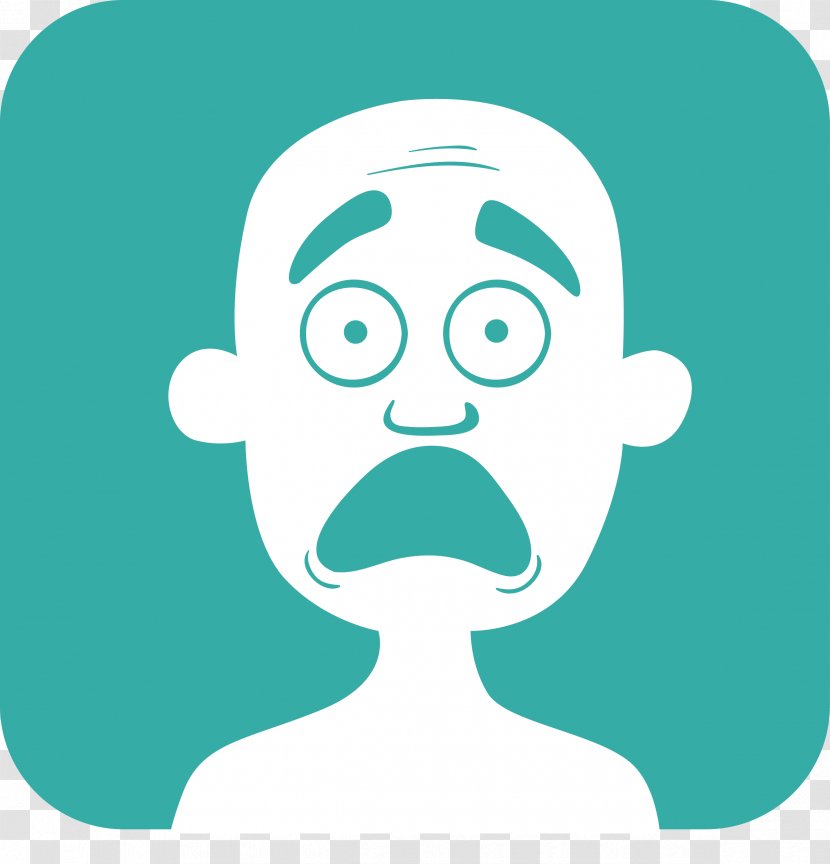 Mood Scanner Prank Icon - Passion - Scared Expression Man Transparent PNG