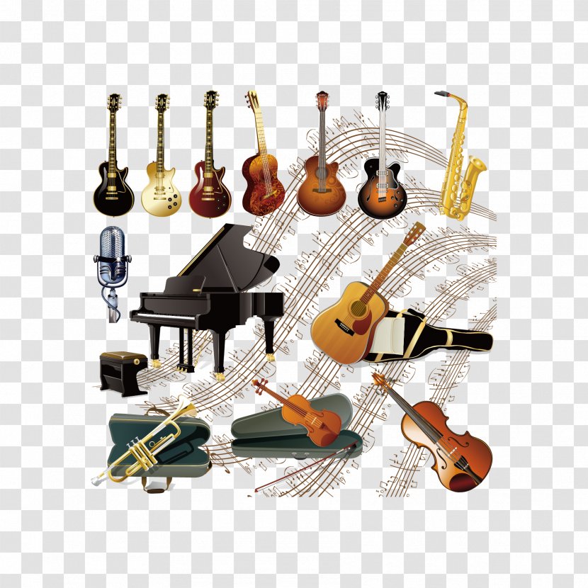 Musical Instrument Drums - Silhouette - Vector Guitar Horse Piano And Transparent PNG