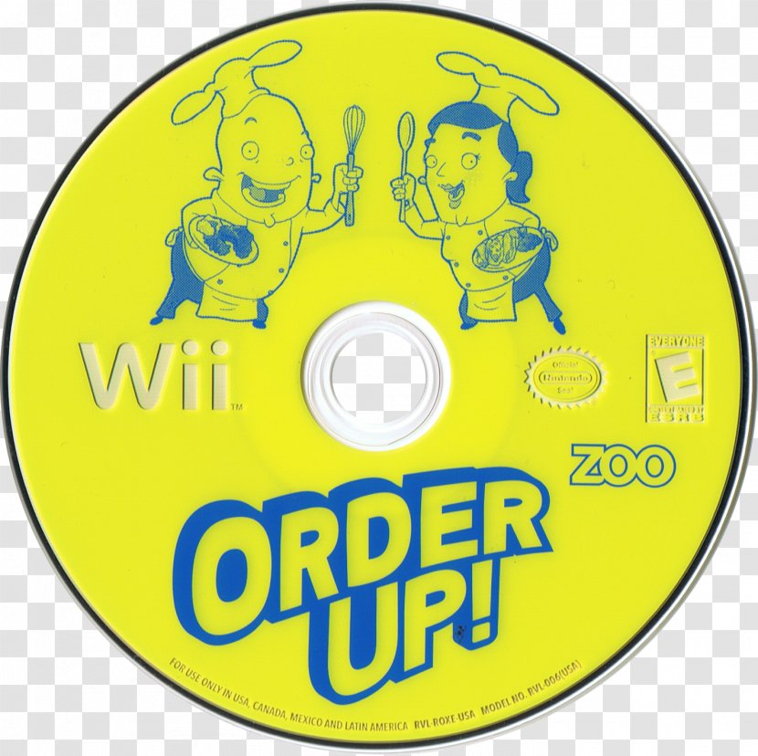 Order Up! Wii Video Game SuperVillain Studios - Walkthrough - Compact Disk Transparent PNG