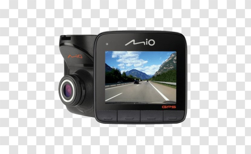 GPS Navigation Systems Car Dashcam Mio Technology MiVue 786 Wifi - Dashboard Transparent PNG