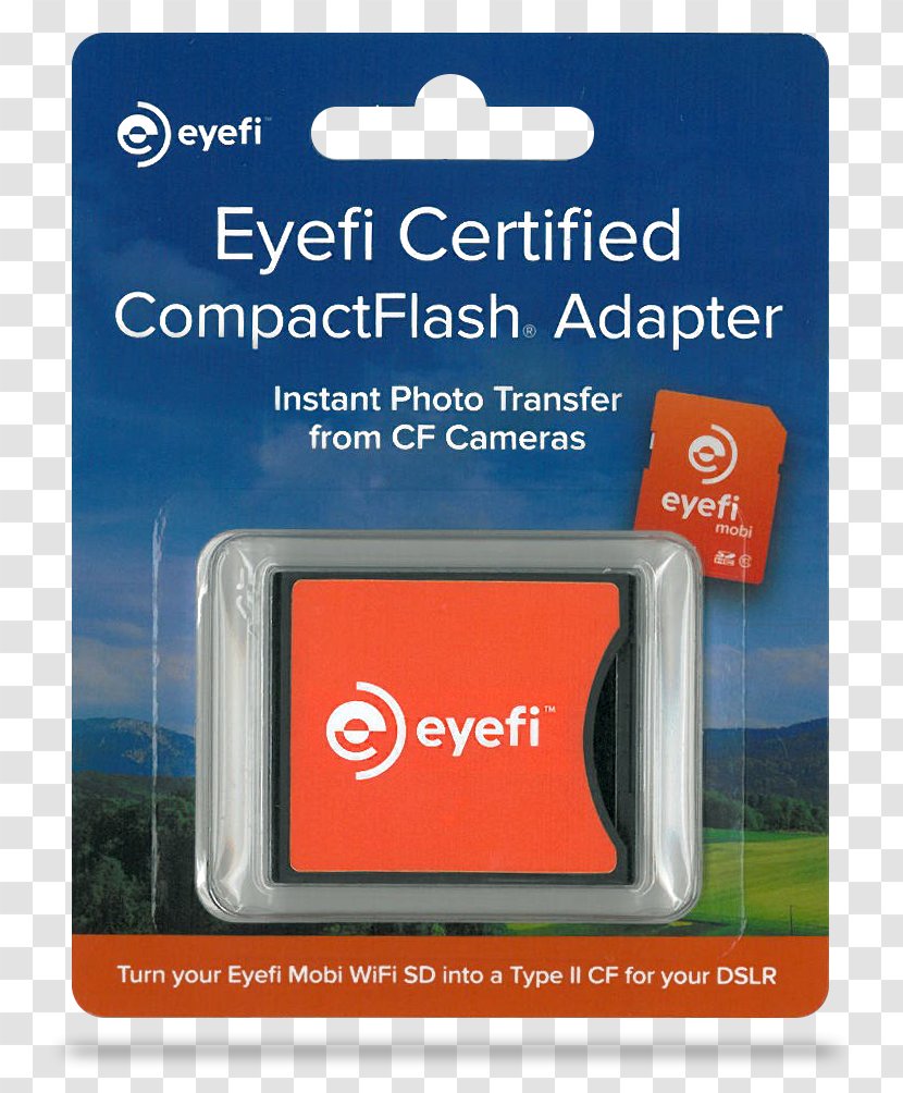 Eye-Fi Adapter Secure Digital Wi-Fi Telephony - Technology - Eyefi Transparent PNG