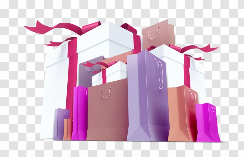 Gift Shopping Bag Box - Cart - Bags Paper Boxes Transparent PNG