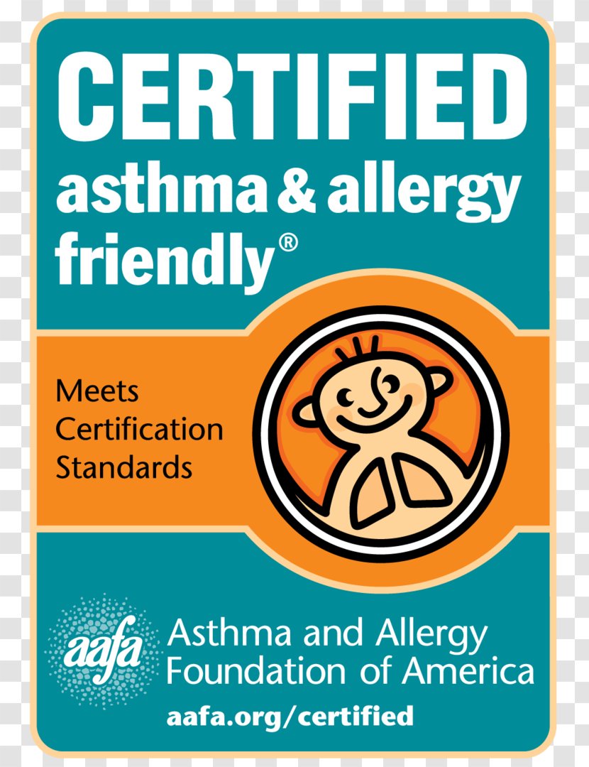 Asthma And Allergy Friendly Foundation Of America Certification - Mark - Coconut Grove Transparent PNG