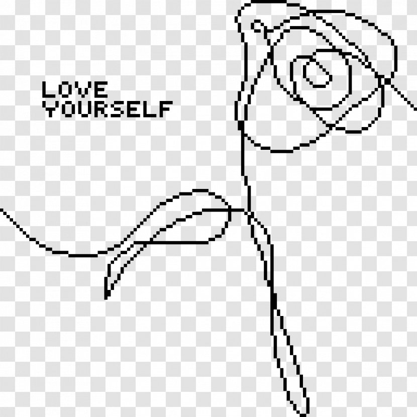 Love Yourself: Tear BTS Her Flower - White Transparent PNG