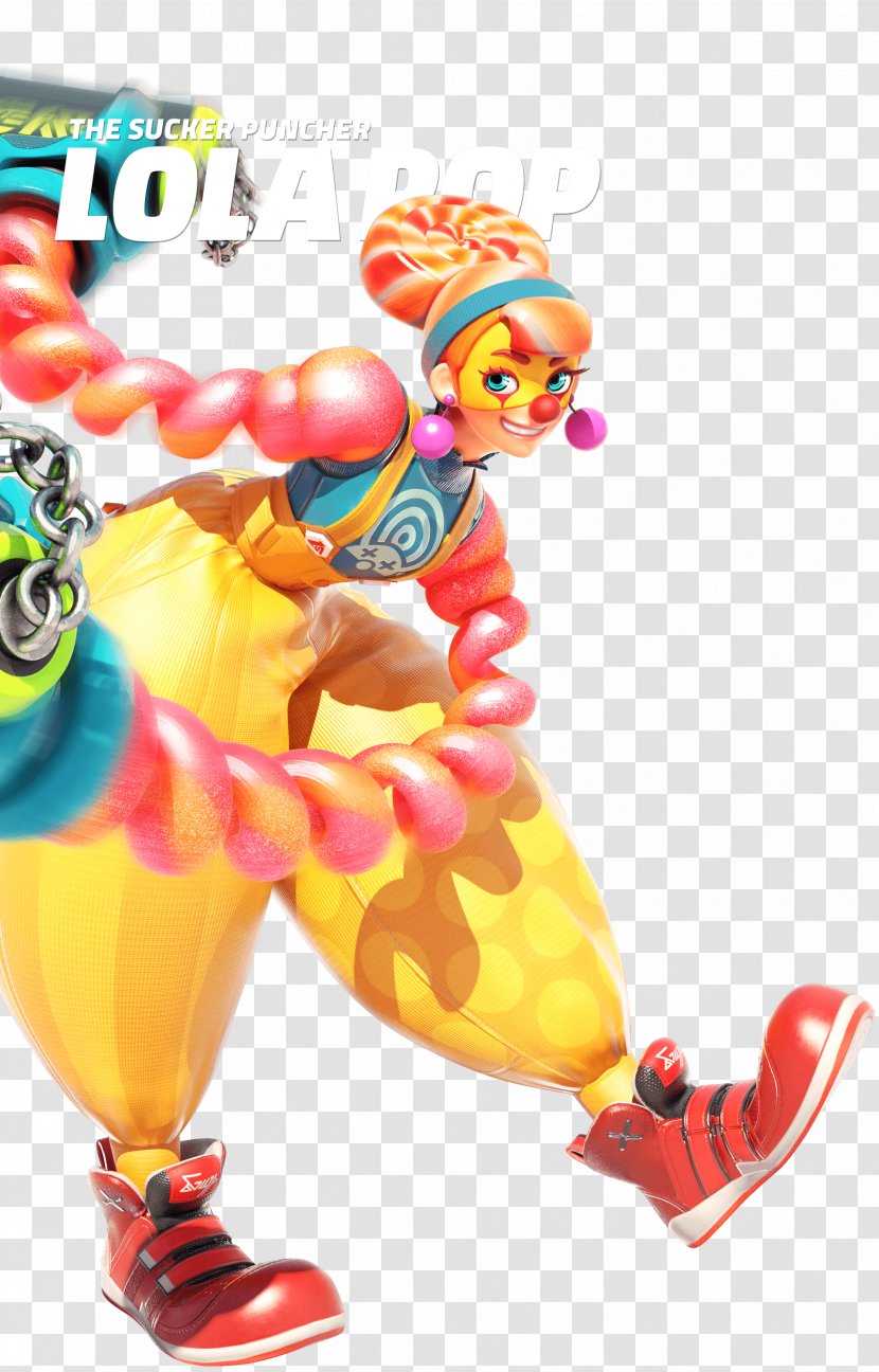 ARMS: Lola Pop Super Smash Bros. For Nintendo Switch Video Game - Character Transparent PNG