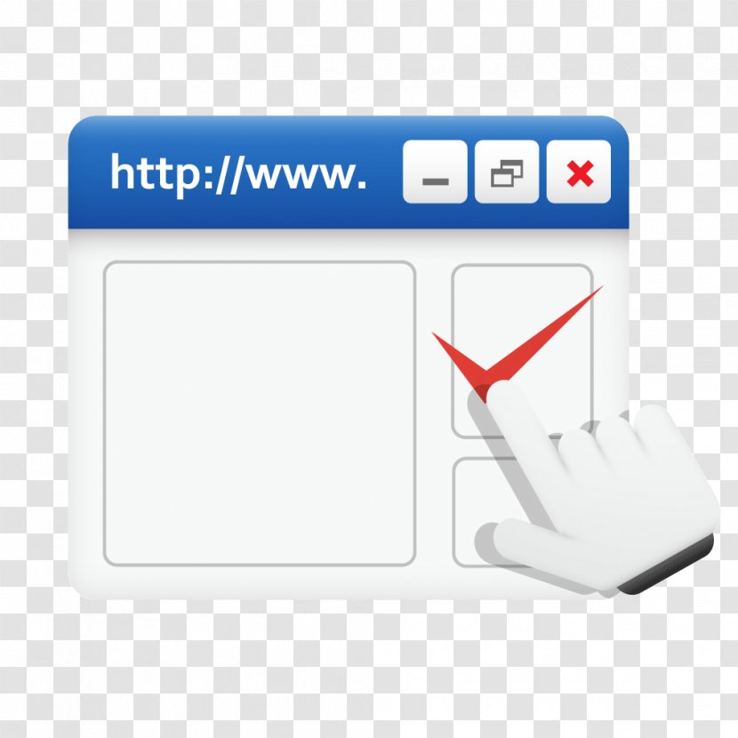 Paper Brand White Font - Web Page Click The Cursor Transparent PNG