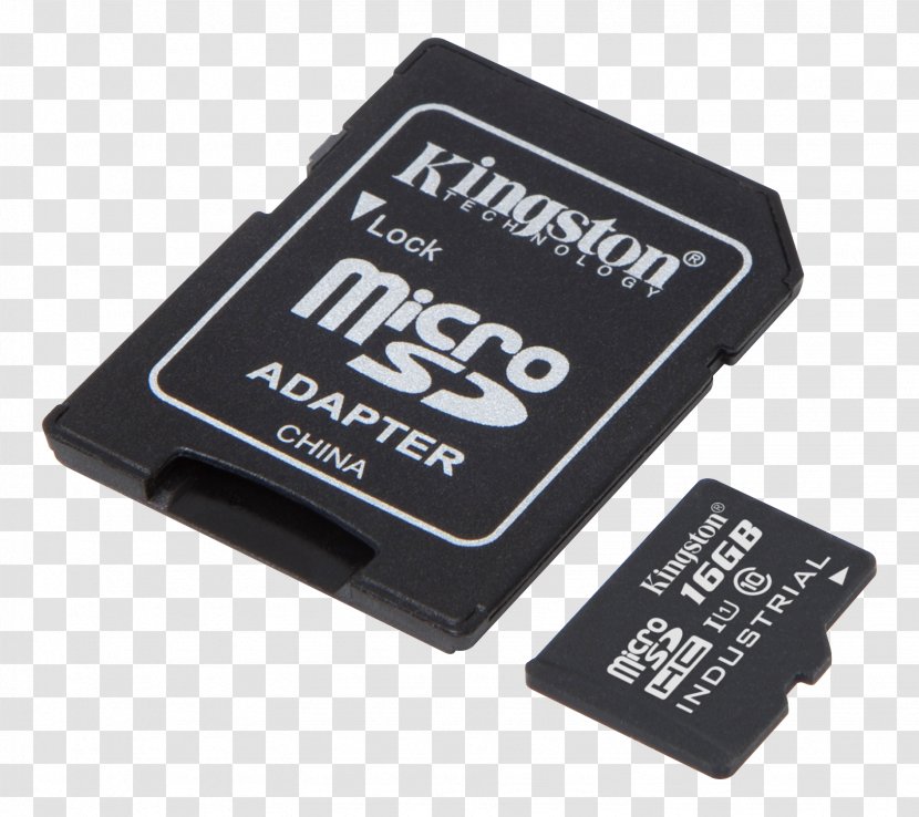 MicroSD Flash Memory Cards Secure Digital Kingston Technology Gigabyte - Electronics Accessory - Camera Transparent PNG