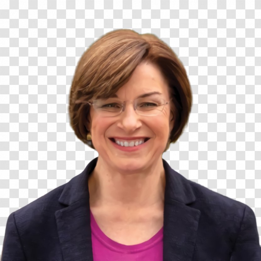 Amy Klobuchar Democratic Party Minnesota President Of The United States Senate - Lace Wig Transparent PNG