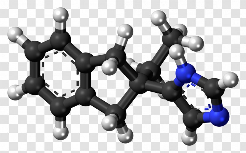 Chemical Compound Hippuric Acid Substance Chemistry Serotonin - Ballandstick Model Transparent PNG
