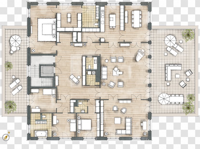 Floor Plan Property Facade House - Area Transparent PNG